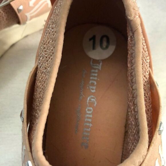 New juicy couture womens mauve and white sneakers shoes size 10 - Picture 8 of 11